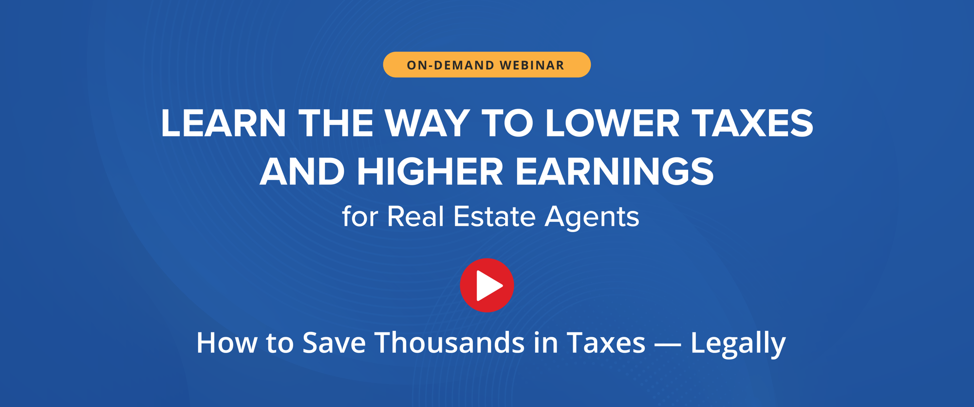 Learn the way to lower taxes and higher earnings for real estate agents. Learn the way to lower taxes and higher earnings for real estate agents.